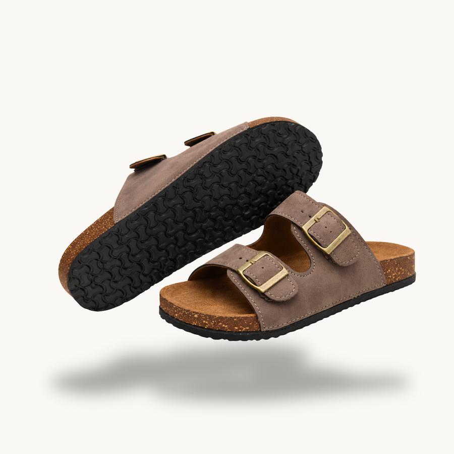 Mirello Brisa — Sandalias Clásicas de Doble Hebilla