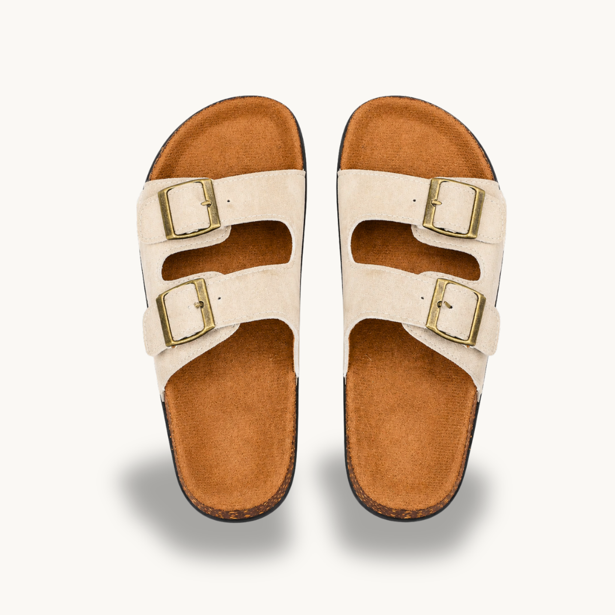 Mirello Brisa — Sandalias Clásicas de Doble Hebilla