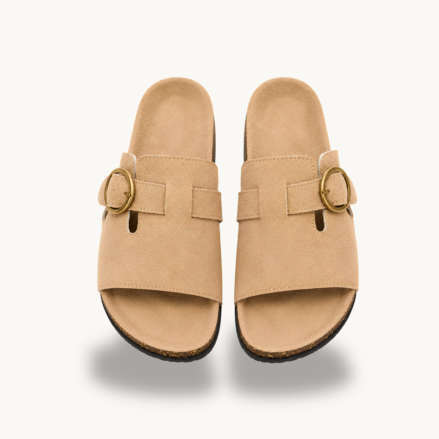 Mirello Aro — Sandalias Slide de Elegancia Relajada