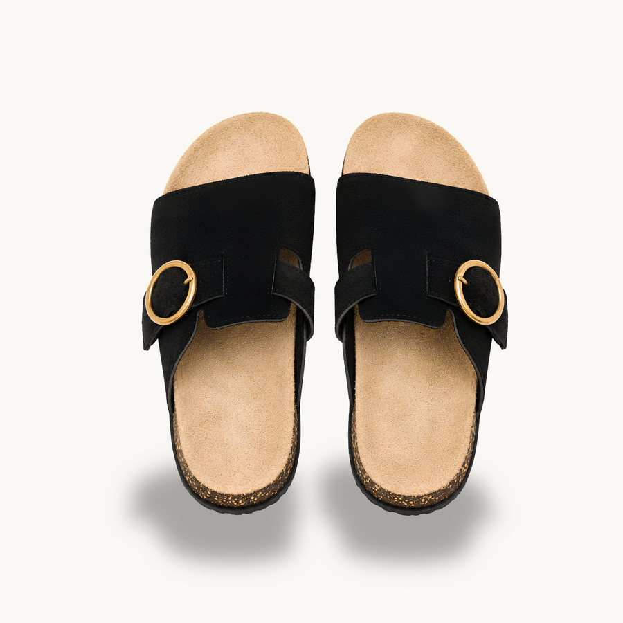 Mirello Aro — Sandalias Slide de Elegancia Relajada