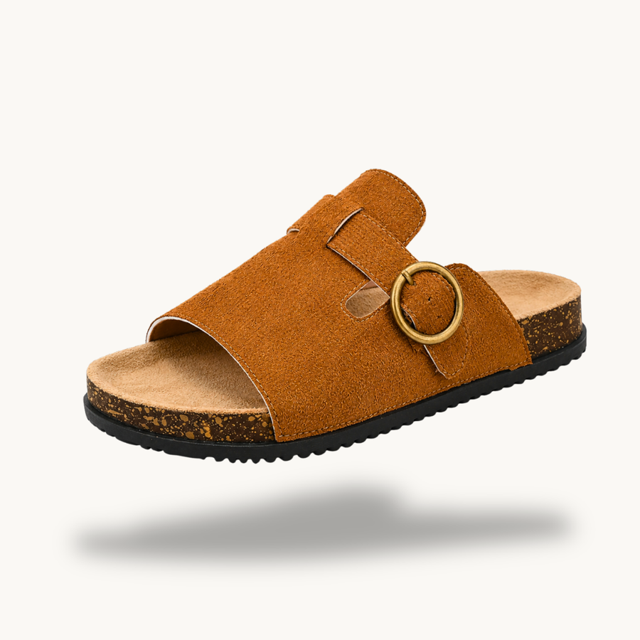 Mirello Aro — Sandalias Slide de Elegancia Relajada