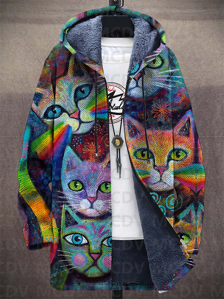 Preston | Chaqueta con capucha y estampado artístico