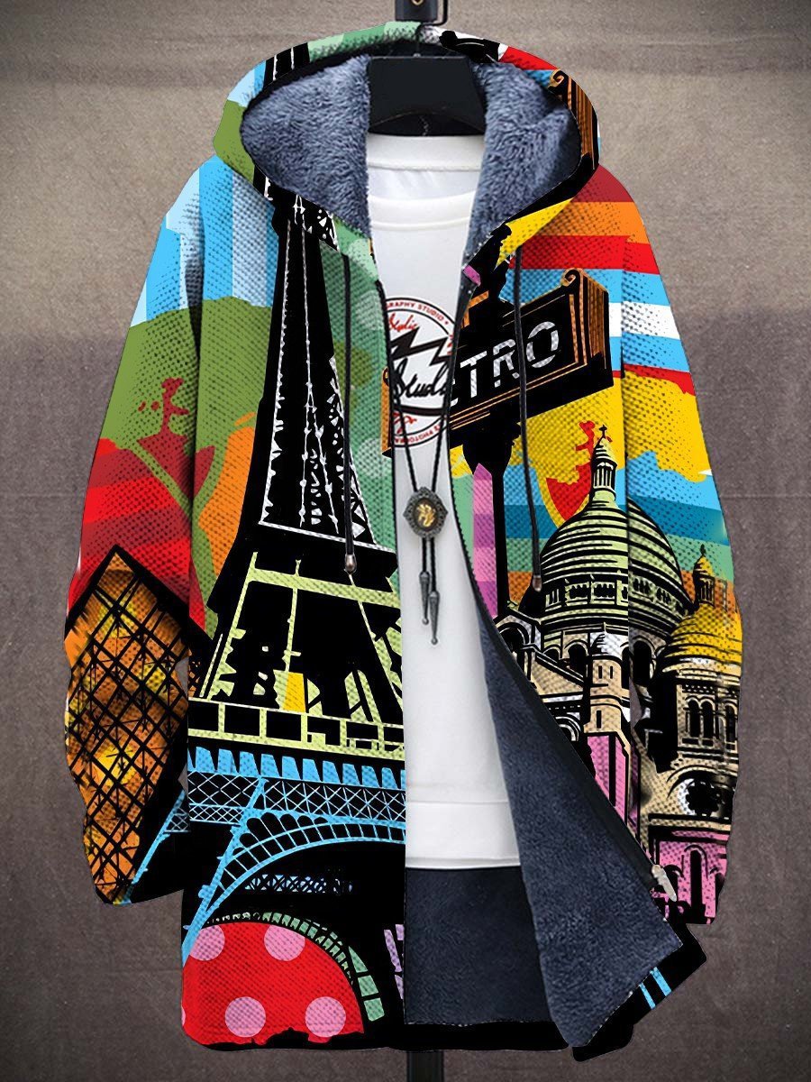 Emerson | Chaqueta artística con capucha y cremallera