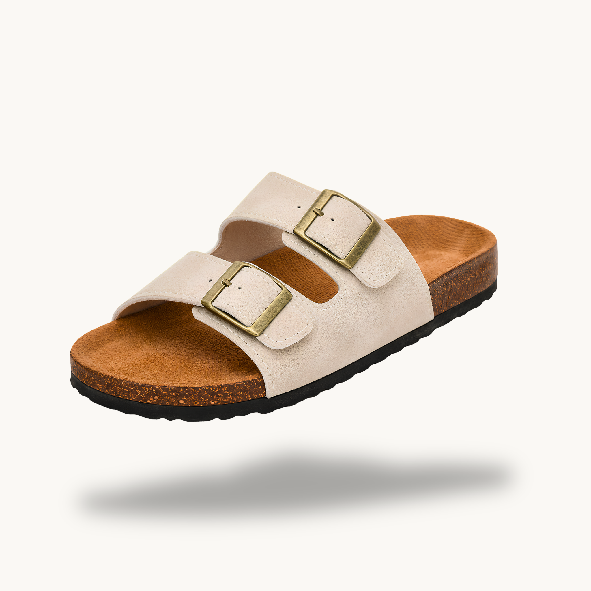 Mirello Brisa — Sandalias Clásicas de Doble Hebilla